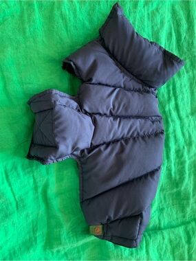 Canine styles navy down puffer